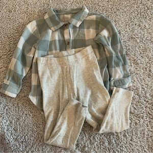 H&M Blue Checkered Shirt